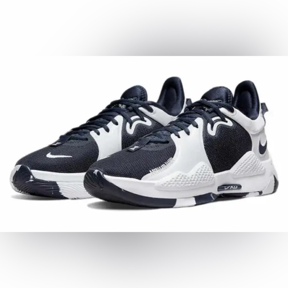 New Men’s Nike Paul George PG 5 TB Navy Obsidian Blue/White DA7758-401 NWOB - Picture 1 of 6